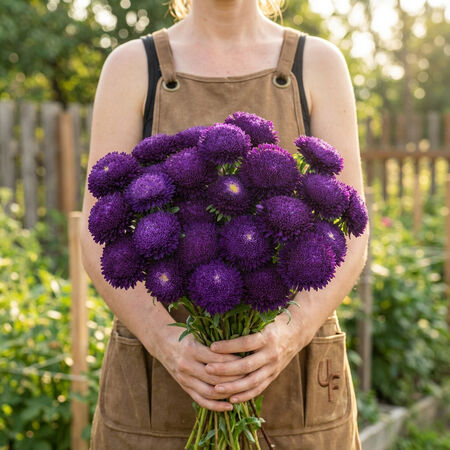 Bonita Blue, Aster Seeds - Packet image number null